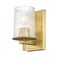 Z-Lite Grayson Wall Sconce, 1-Light, 4.75 In.W x 5.75 In.L x 8.25 In.H, Modern Gold/Clear + Etched Opal 1949-1S-MGLD - alternate 5